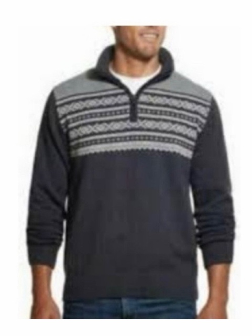 Weatherproof Quarter Zip Men’s Sweater